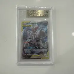POKEMON PROMOS SUN & MOON BLACK STAR MEWTWO & MEW TAG TEAM GX POWER BGS 9.5 - Image 1