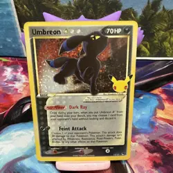 Pokemon TCG Umbreon Gold Star Celebrations 17/17 NM - Image 1