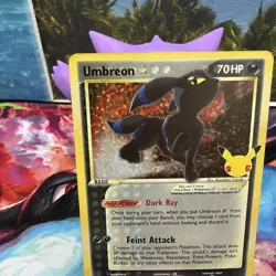 Pokemon TCG Umbreon Gold Star Celebrations 17/17 NM - Image 2