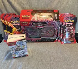 2025 Factory Sealed Pokemon Booster Bundle Lot - Image 1