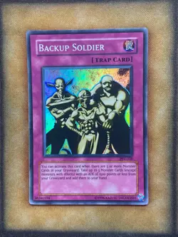 Yugioh Backup Soldier PSV-028 Super Rare 2012 Print NM - Image 1