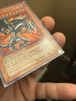 Yugioh - Red-Eyes Black Metal Dragon FMR-001 Forbidden Memories Secret Rare LP - Image 4