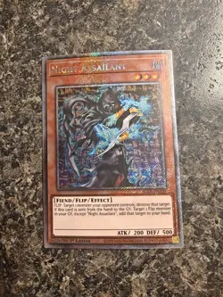 Yugioh Night Assailant - RA03-EN139 - Platinum Secret Rare - NM - Image 1