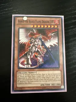 Yu-Gi-Oh LCYW-EN199 Horus the Black Flame Dragon LV8 Common Unlimited Edition - Image 1