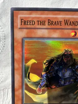 YUGIOH FREED THE BRAVE WANDERER HOLO 1ST EDITION IOC-014 NEVER PLAYED NM - Image 3
