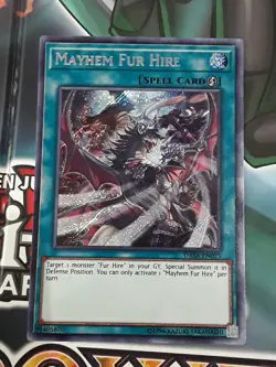 Yugioh Mayhem Fur Hire DASA-EN025 Secret Rare NM 1st Edition - Image 1