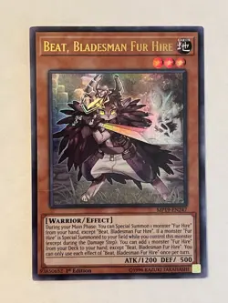 Yu-Gi-Oh! TCG Beat, Bladesman Fur Hire 2019 Gold Sarcophagus Tin Mega Pack... - Image 1