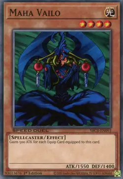 x3 Maha Vailo SBCB-EN093 Common Speed Duel Yugioh - Image 1