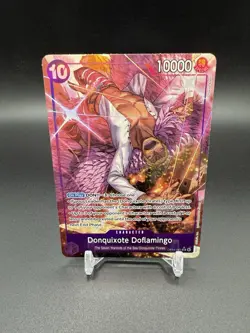One Piece TCG Donquixote Doflamingo OP14-069 SR Alt Art Azure Sea's Seven NM/M - Image 1
