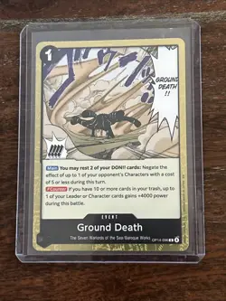 Ground Death OP14-096 The Azure Sea's Seven Foil - Image 1