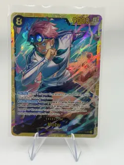 Koby OP11-119 Secret Rare Alternate Art a Fist of Divine Speed One Piece CCG - Image 1