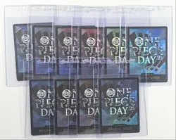 [10] DON!! 2025 ONE PIECE DAY '25 PROMO JAPANESE HOLO Q6095 - Image 1