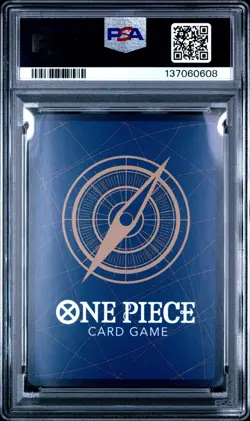 2023 ONE PIECE P-037 1ST ANNIVERSARY TOURNAMENT MONKEY D LUFFY ENGLISH PSA 10 - Image 2