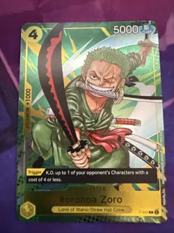 One Piece TCG Roronoa Zoro P-042 Event Pack Vol 3 Promo Foil English Parallel 2⚓ - Image 1