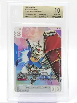 GUNDAM 2025 GUNDAM NEWTYPE RISING LEGENDARY RARE++ BGS 10 Q6095 - Image 1