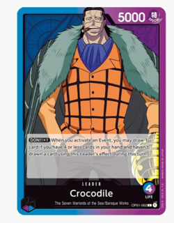 Crocodile (062) OP01-062 L Romance Dawn One Piece - Image 1
