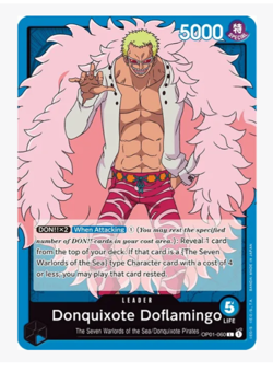 Donquixote Doflamingo (060) OP01-060 L Romance Dawn One Piece - Image 1