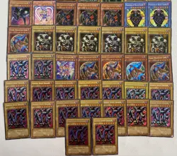 YGO Mixed Lot of 58 Vintage Cards Summoned Skull Dark Magician Girl DMG-MP - Image 3