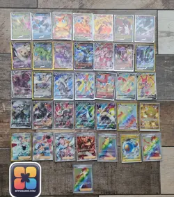 Pokemon Battle Styles 36 cards V, VMax and Trainer Card Plus all Basic cards - Image 1