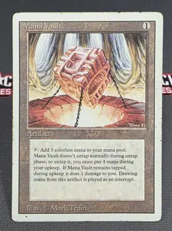 MTG Mana Vault- HP - 3rd Edition/Revised Magic the Gathering Card - Image 1