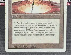 MTG Mana Vault- HP - 3rd Edition/Revised Magic the Gathering Card - Image 4
