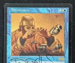 MTG Attunement- Signed -Urza's Saga Magic the Gathering Card # 61 - Image 3