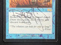 MTG Attunement- Signed -Urza's Saga Magic the Gathering Card # 61 - Image 4