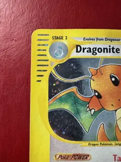 Dragonite 9/165 Holo Rare Expedition Pokemon Card HP DMG - Image 3
