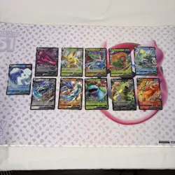 Pokemon TCG V Card Lot 11x Leafeon Tyranitar Venusaur Rayquaza NM English - Image 1