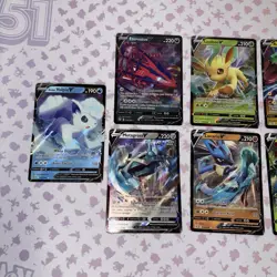 Pokemon TCG V Card Lot 11x Leafeon Tyranitar Venusaur Rayquaza NM English - Image 2