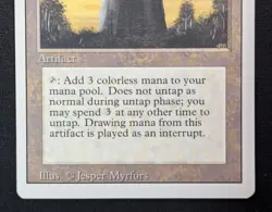 MTG Basalt Monolith- DAMAGED -3rd Edition Magic the Gathering Card # 235 - Image 4