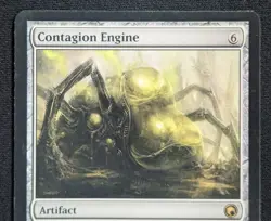 MTG Contagion Engine- Signed -Scars of Mirrodin Magic the Gathering Card # 145 - Image 3