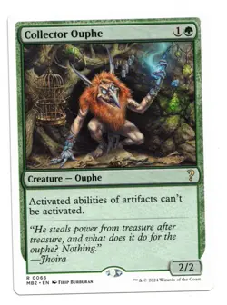 Magic the Gathering MTG Card: Collector Ouphe #0006 Mystery Booster MB2 Rare! NM - Image 1