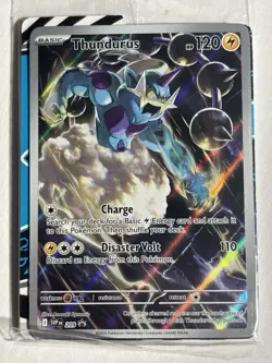 Thundurus 209 - Scarlet & Violet Black Star Promo Pokemon Card SEALED NM - Image 1