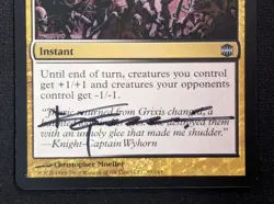 MTG Zealous Persecution- Signed Artist Proof -Alara Reborn Magic Card # 85 - Image 4