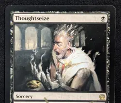 MTG Thoughtseize- Signed -Theros Magic the Gathering Card # 107 - Image 3