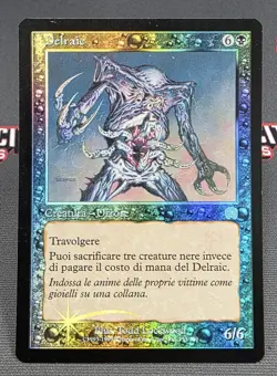 MTG ITALIAN FOIL Delraich - Mercadian Masques Magic the Gathering Card # 133 - Image 1