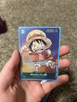 Monkey.D.Luffy (037) (1st Anniversary) P-037 One Piece Promotion Cards Foil - Image 2