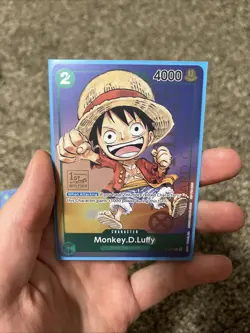 Monkey.D.Luffy (037) (1st Anniversary) P-037 One Piece Promotion Cards Foil - Image 3