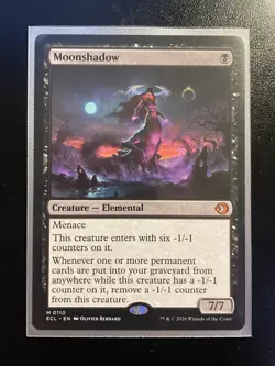 Moonshadow MTG Lorwyn Eclipsed (Regular) PLUS 3 Random Lorwyn black cards - Image 1