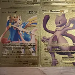 Pokemon Lot Of 18 Gold Foil Fan Art Cards - Image 4