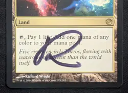 MTG Mana Confluence- Signed -Journey into Nyx Magic the Gathering Card # 163 - Image 4