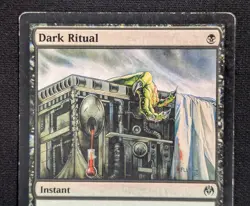 MTG Dark Ritual- DAMAGED -DD: Phyrexia vs. the Coalition Magic Card # 18 - Image 3