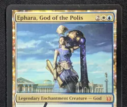 MTG Ephara, God of the Polis- DAMAGED/Signed -Born of the Gods Magic Card # 145 - Image 3