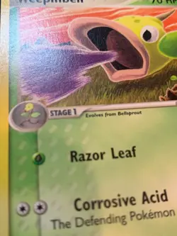 WEEPINBELL - 51/112 - FIRERED & LEAFGREEN - POKEMON CARD - MP - Image 2
