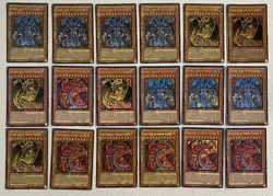 YGO Mixed Sets Hamon Raviel Uria Lot of 18 Cards Ultra Secret Rare DMG-MP - Image 1