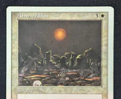 MTG Armageddon- DAMAGED -Anthologies Magic the Gathering Card # 001 - Image 3