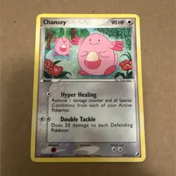 Pokemon Chansey Common Regular Card 20/115 EX Unseen Forces English 2005 TPC - Image 1