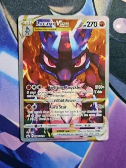 Lucario VSTAR SWSH291 SWSH: Sword & Shield Promo Card Holo NM - Image 1