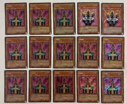 YGO Mixed Sets Jinzo Secret Ultra Holo Lot of 15 Cards DMG-MP Condition - Image 1